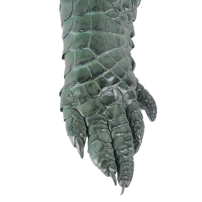 Móc khóa da cá sấu Huy Hoàng màu xanh navy HC8276