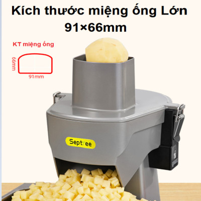 Máy thái rau củ quả đa năng, thái lát, thái sợ, thái hạt lựu. Thương hiệu Mỹ cao cấp Septree - GJ817. Hàng chính hãng