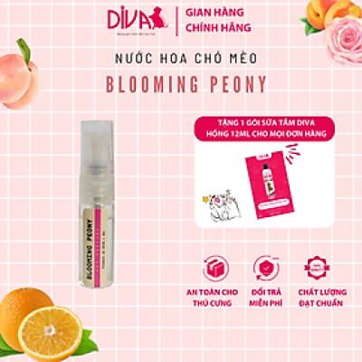 NƯỚC HOA CAO CẤP CHO THÚ CƯNG DIVA - BLOOMING PEONY 3 ML