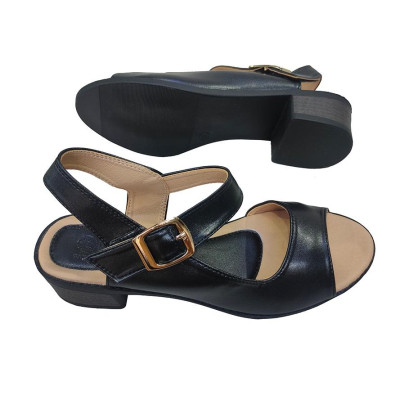 Giày Sandal Nữ Cao Gót HÀ NAM Da Bò Thật Thời Trang Cao Cấp 5cm DNU2133