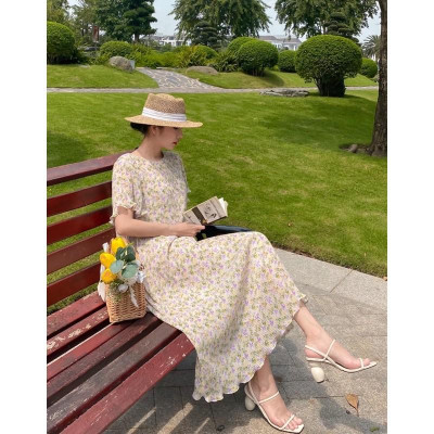 Baciami-Đầm Dập Ly Dáng Suông Rộng