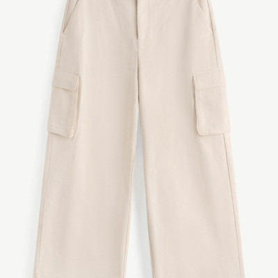 Quần Cargo ROUTINE Túi Hộp Ống Rộng Trơn Form Wide Leg - 10S24PCA003 | LASTORE MENSWEAR