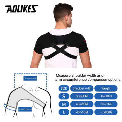 Đai cố định khớp vai đôi AOLIKES 1695 Shoulder Support