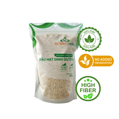 Yến mạch nguyên hạt Cán mỏng Sức Khỏe Xanh, hàng chính hãng nhập khẩu từ Úc, Túi 450g