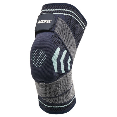 Đai bảo vệ đầu gối AOLIKES A-7731 trợ lực khớp gối với lò xo silicone đàn hồi sport knee protector