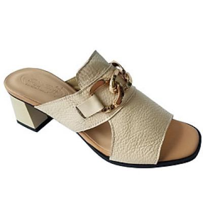 Dép Cao Gót Nữ BIGGBEN Da Bò Cao 5 Phân DCG108