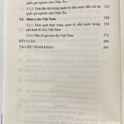 Sách - Quản Trị Nhà Nước Trong Nền Kinh Tế Số Ở Một Số Nước Châu Âu
