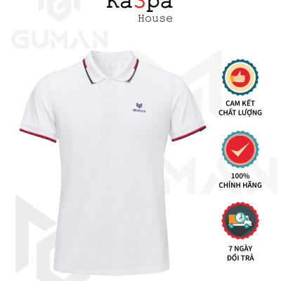 Áo Thun Polo Casual GUMAN White GW111