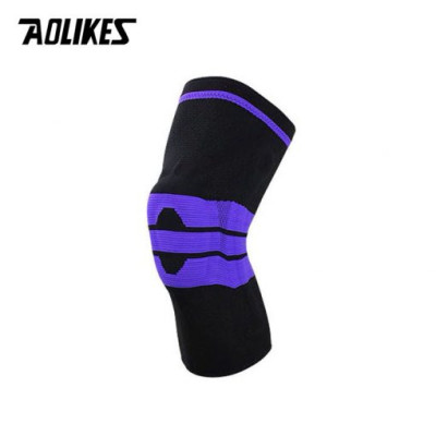 Đai bảo vệ đầu gối AOLIKES A-7721 trợ lực khớp gối với silicone đàn hồi sport knee protector