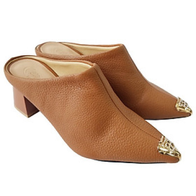 Dép Cao Gót Nữ BIGGBEN Da Bò Cao 6 Phân DCG81