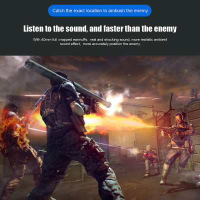 Tai nghe chơi game 3,5 mm VLENG P3 có micrô có thể điều chỉnh cho máy tính xách tay PC