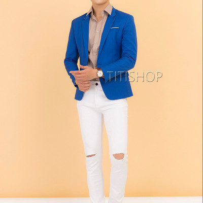 Áo Vest Nam Titishop EVN190 Xanh Dương