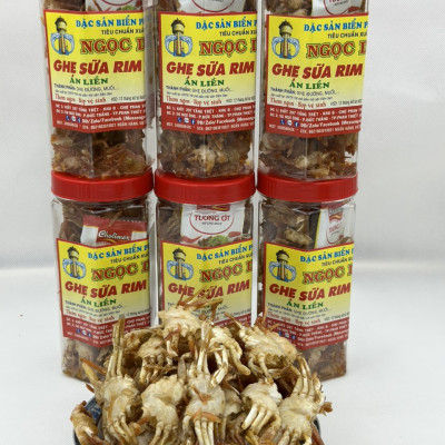 Đặc sản Phan Thiết - Ghẹ Sữa Rim Hộp (Gói) 250 Gram Đã Chế Biến Ăn Liền Ngon Ơi Là Ngon. Hạn Sử Dụng 12 Tháng Kể Từ Ngày Đặt Hàng - OCOP 4 Sao