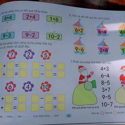 TOÁN TIỀN TIỂU HỌC - Cộng trừ trong phạm vi 10, phạm vi 20