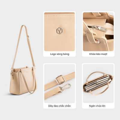 Túi Yuumy ( Thời trang nữ công sở thanh lịch - Túi xách da Seasand YTX51 )