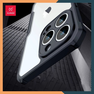 Ốp lưng dành cho iPhone 13 Pro trong suốt chống sốc XUNDD, chống va đập, bảo vệ camera, siêu bền bỉ - Hàng nhập khẩu