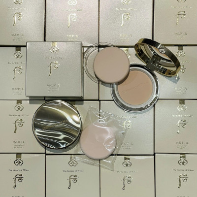 Phấn Phủ Whoo Vàng Gongjinhyang Mi Two Way Pact SPF30/PA++ Tone 2 Da Tự Nhiên