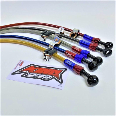 Dây dầu màu trước sau độ xe máy dáng thể thao siêu bền đẹp lắp các loại xe