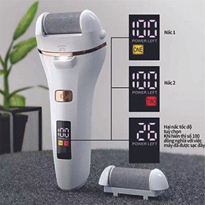 Máy chà máy tẩy da chết chân vết chai da khô toàn tự động đèn led, ,Mịn Màng Cho Từng Bước Đi