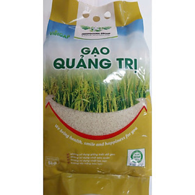 Gạo Quảng Trị VIETGAP) tốt cho NGƯỜI TIỂU ĐƯỜNG, GÚT, BÉO PHÌ TÚI 5 KG