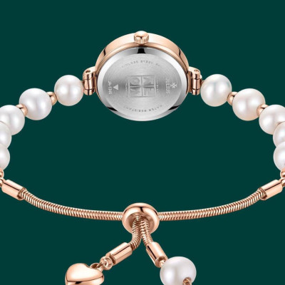 Đồng hồ nữ Julius JA-1346 Hàn Quốc dạng lắc tay ngọc trai xinh xắn