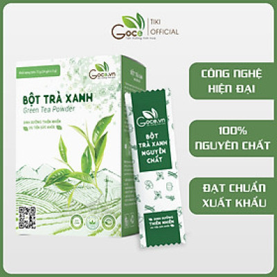 Bột trà xanh nguyên chất Goce - 72g (24 gói x 3g)