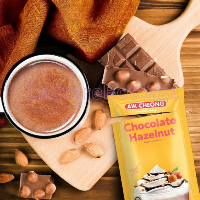 Thức Uống Chocolate Hạt Phỉ, Socola Hạt Phỉ Gói Tự Pha Aik Cheong, Nhập Khẩu Malaysia - 12 Gói x 38g
