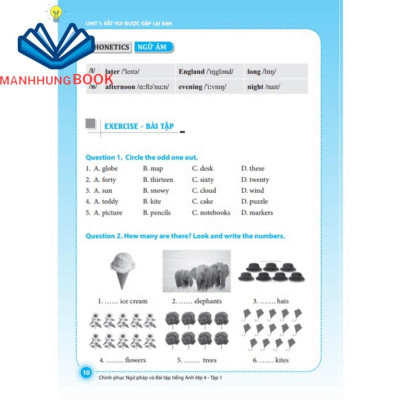 Sách - Chinh phục ngữ pháp và bài tập tiếng Anh lớp 4 tập 2 (tái bản 01)