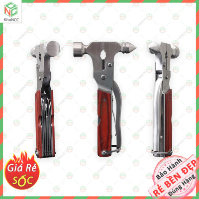 (An Tâm) Búa Cứu Hộ Đa Năng 7 Trong 1 KhoNCC Hàng Chính Hãng - Với Nhiều Tiện Ích Khác - Có Đầu Nhọn Đập Kính Xe Hơi Khi Thủy Kích, Cháy Nổ - KDHS-BUADN-580