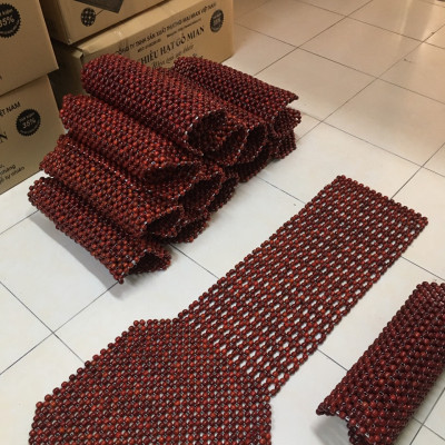 Đệm Lót Đàn Ghế  Xe Ô Tô Hạt Gỗ FC  ( hình thật )