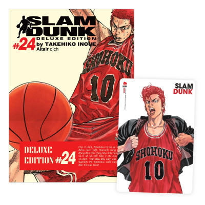 Sách - Slam Dunk - Deluxe Edition - Tập 24 - Tặng Kèm Obi + Bìa Áo Limited Ngẫu Nhiên + Card