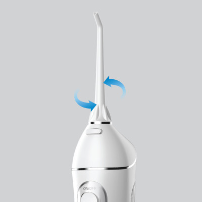 Máy tăm nước không dây LocknLock ENR166GRY - Hàng chính hãng, dung tích 300ml, 4 chế độ vệ sinh, pin xài 20 ngày - JoyMall