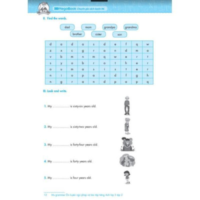Sách - Ms Grammar Ôn Luyện Ngữ Pháp Và Bài Tập Tiếng Anh Lớp 3 - Tập 2 - Megabook