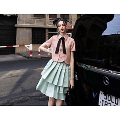 Áo hồng ngắn tay NGADO