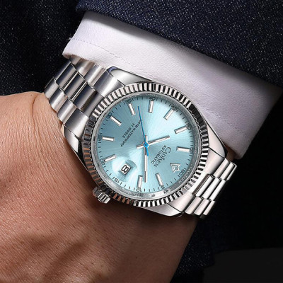 Đồng Hồ Nam Cadisen C8214M3 Chính Hãng Full Box Chống Nước Kính Chống Xước Dây Thép BH 2 Năm Máy Cơ