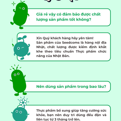 Viên Uống Bổ Sung Acid Folic & Sắt Hỗ Trợ Bổ Máu Seedcoms Nhật Bản