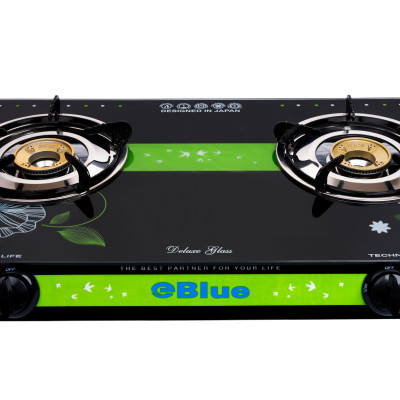 Bếp gas đôi mặt kính Eblue SN 202 KT hàng chính hãng