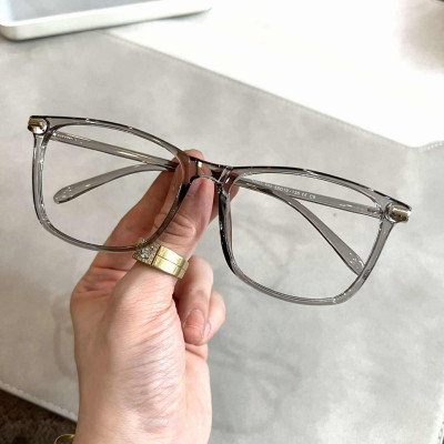 Kính Mắt vuông to gọng nhựa dẻo siêu bền, siêu nhẹ ulzzang Hàn Quốc