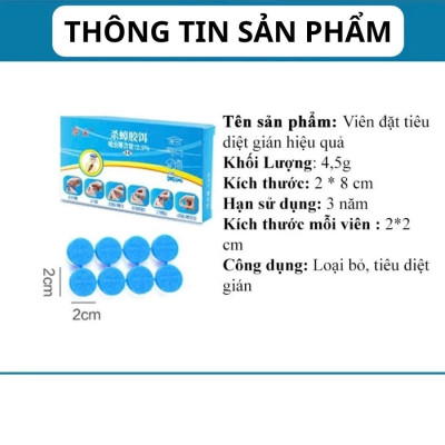 Combo 3 hộp thuốc diệt gián sinh học Housheng, diệt tận gốc tất cả các loại gián, hiệu quả, an toàn.