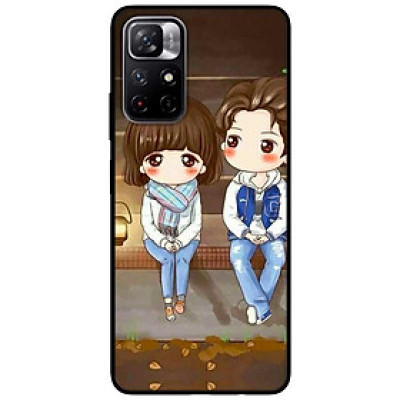 Ốp lưng dành cho Xiaomi Redmi Note 11 5G - Redmi Note 11T - Redmi Note 11S - Anime Cặp Đôi Ngồi