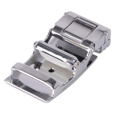 HT9402 - Đầu khóa da đà điểu Huy Hoàng 3,5 phân đầu trắng màu nâu đất