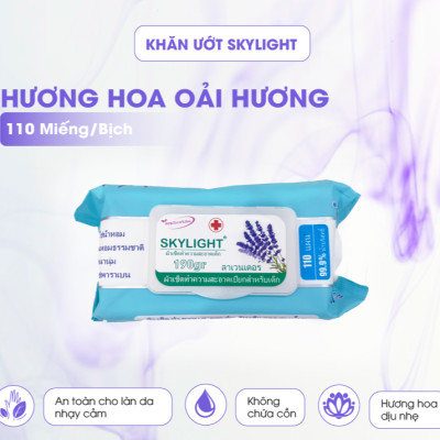 Khăn ướt cao cấp Skylight - 110 miếng