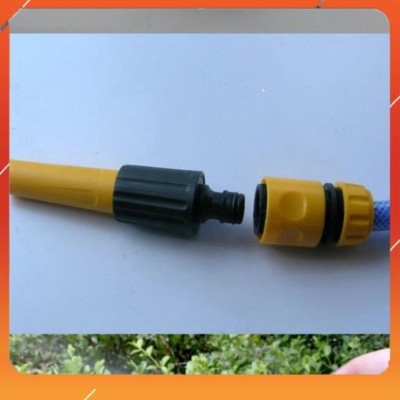 Bộ dây vòi xịt nước rửa xe, tưới cây , tăng áp 3 lần, loại 7m, 10m 206622-5 cút sập,nối nhựa đ+  túi đựng bút