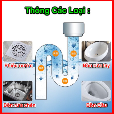[ComBo 3 Hộp ] Bột thông cống,Hoá chất thông bồn cầu mạnh, xử lý nhanh tắc ngẽn cầu nghẹt, lavabo nghẹt, bồn rửa chén nghẹt. Bot thong bon cau hộp lớn 268g