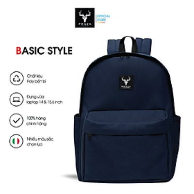 Balo Thời Trang BASIC Đựng Laptop 15.6 inch Trượt Nước Cao Cấp PRAZA - BLTK208