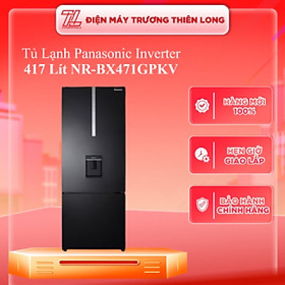 Tủ Lạnh 2 Cánh Panasonic 417 lít NR-BX471GPKV - Lấy nước ngoài - Hàng chính hãng