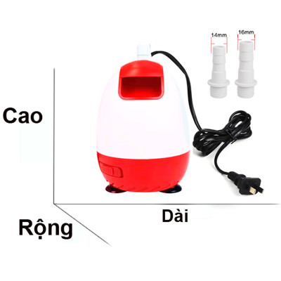 Máy bơm hút đáy BAOYU BY-302 16W bơm chìm hút cặn 360 độ bể cá cảnh thủy sinh BY302