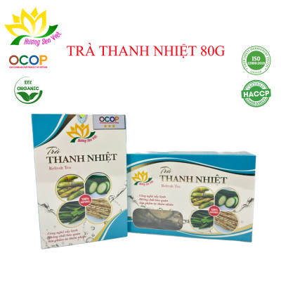 TRÀ THANH NHIỆT HỘP 80G - HƯƠNG SEN VIỆT