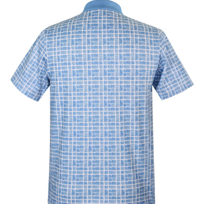 Áo Thun Nam caro Khatoco A2MN458R2-VNIN468-2604-N