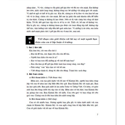 Những Bài Làm Văn Mẫu Lớp 3(Dùng Chung Cho Bộ SGK Hiện Hành )-MK